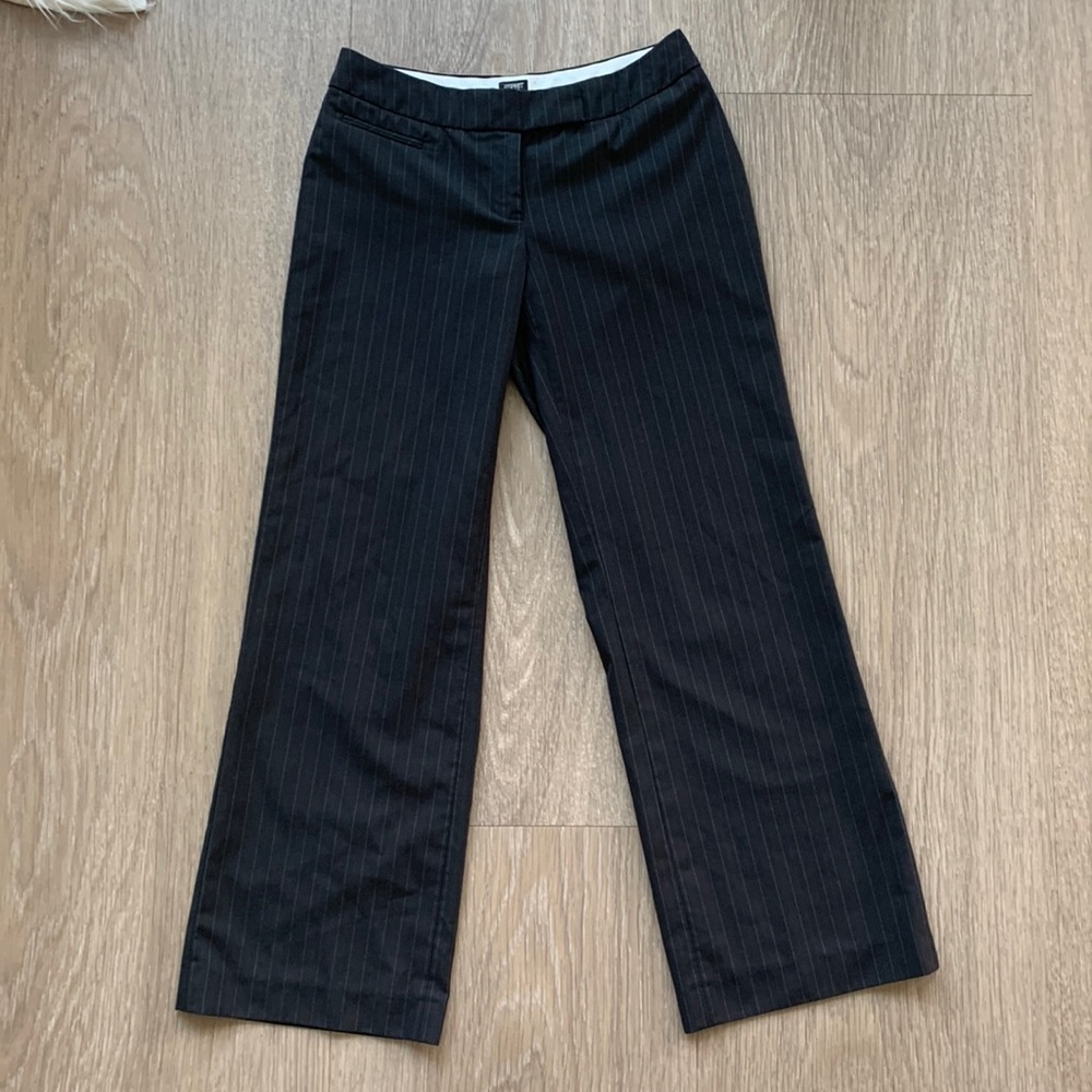 Pinstripe Flared pant (low rise)